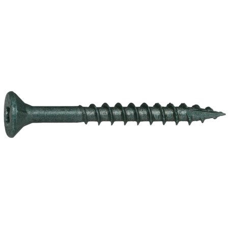 SABERDRIVE Deck Screw, #9 x 1-3/4 in, Steel, Flat Head, Torx Drive, 704 PK 09316